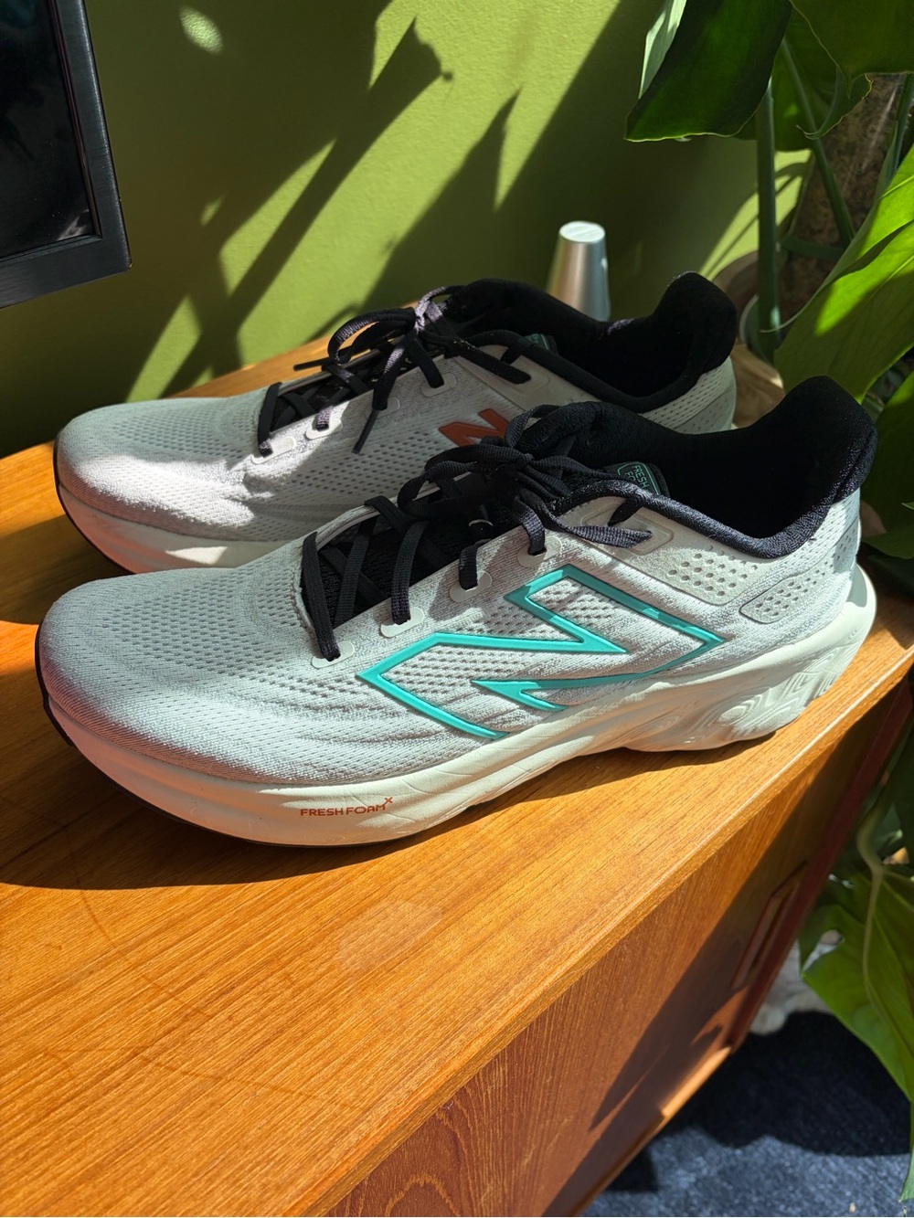 New Balance Men's Fresh Foam 1080 Running Shoes Grey Blue Size 12